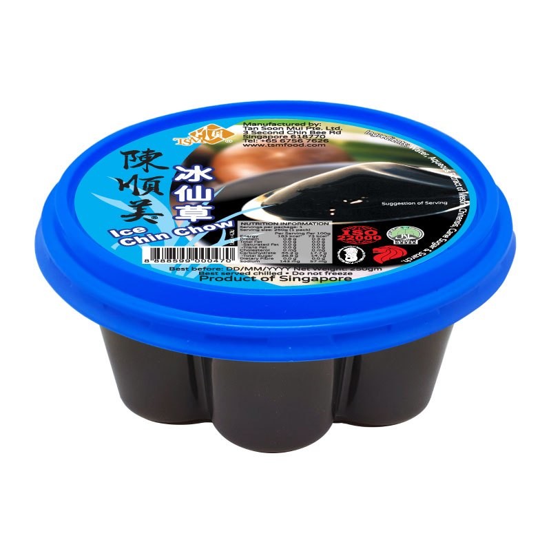Grass Jelly 250g Grass jelly Nata De Coco/Ginseng/Lingzhi/Peppermint/Ice Jelly/Green Bean Jelly Tan Soon Mui Chen Shunmei