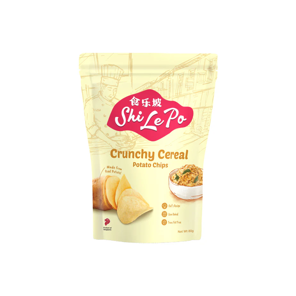 [Shi Le Po] Crunchy Cereal Potato Chips 80g