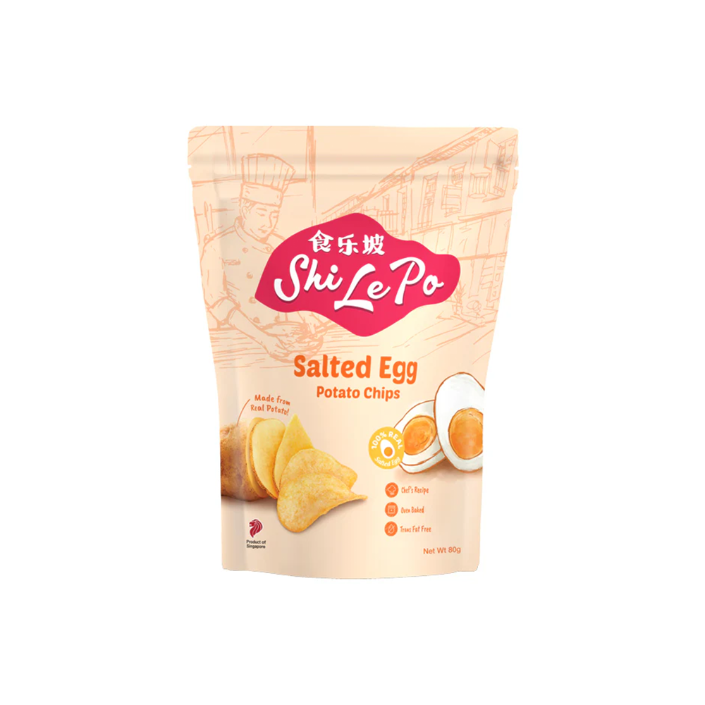 [Shi Le Po] Salted Egg Potato Chips 80g