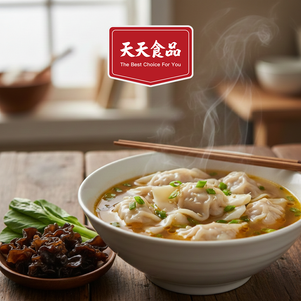 Vegetable & Pork Wontons - Handmade 240g/12pcs