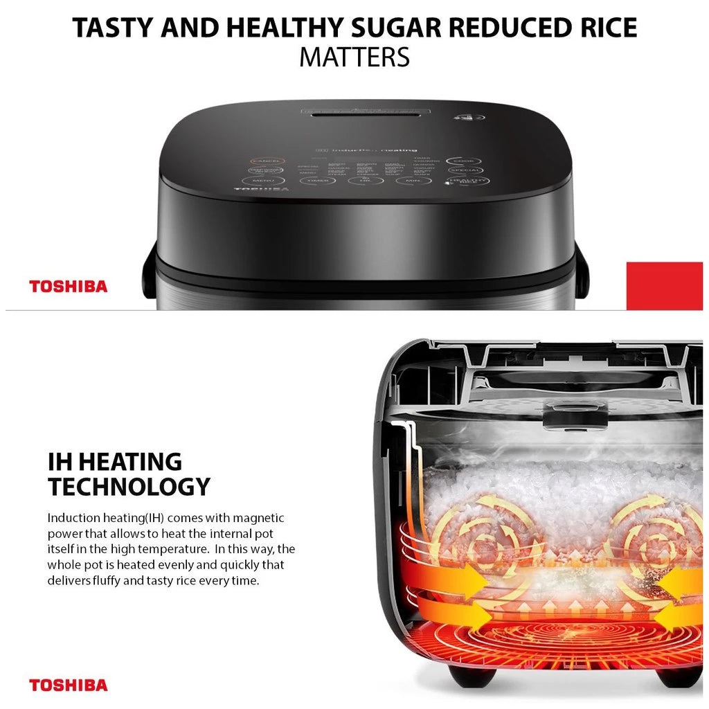 Toshiba 1.0L Low Carbo IH Rice Cooker