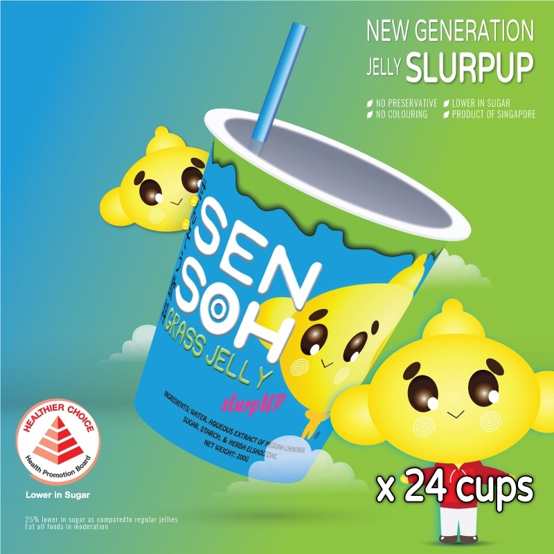 Sensoh Grass Jelly Slurpup / Sensoh Ice Jelly Slurpup