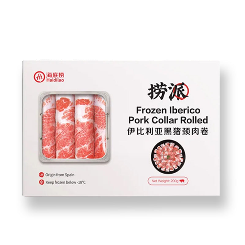 Iberico Pock Collar Rolled 200g