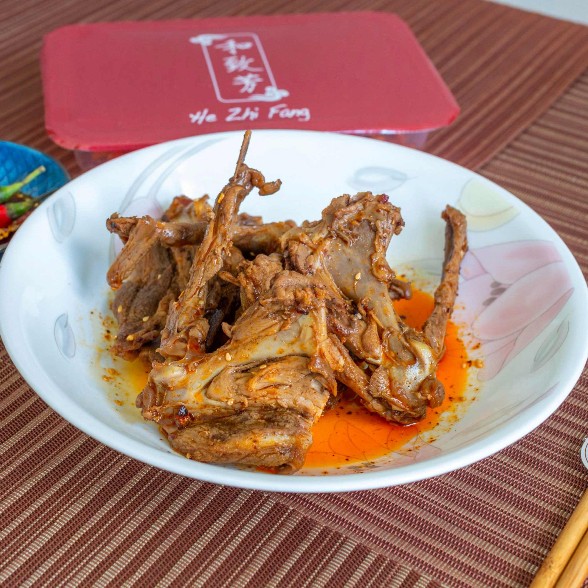 Spicy Duck Collarbone / 麻辣鸭锁骨 2pairs (150g)